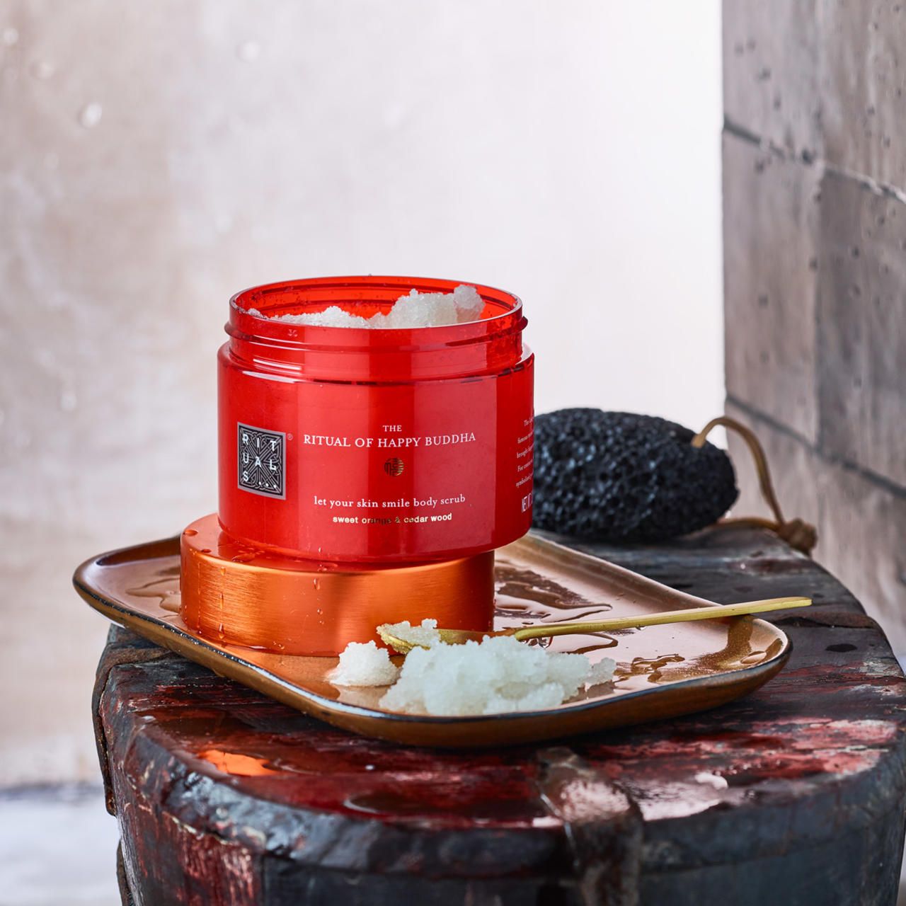 Rituals, The Ritual of Happy Buddha Let your Skin Smile Body Scrub