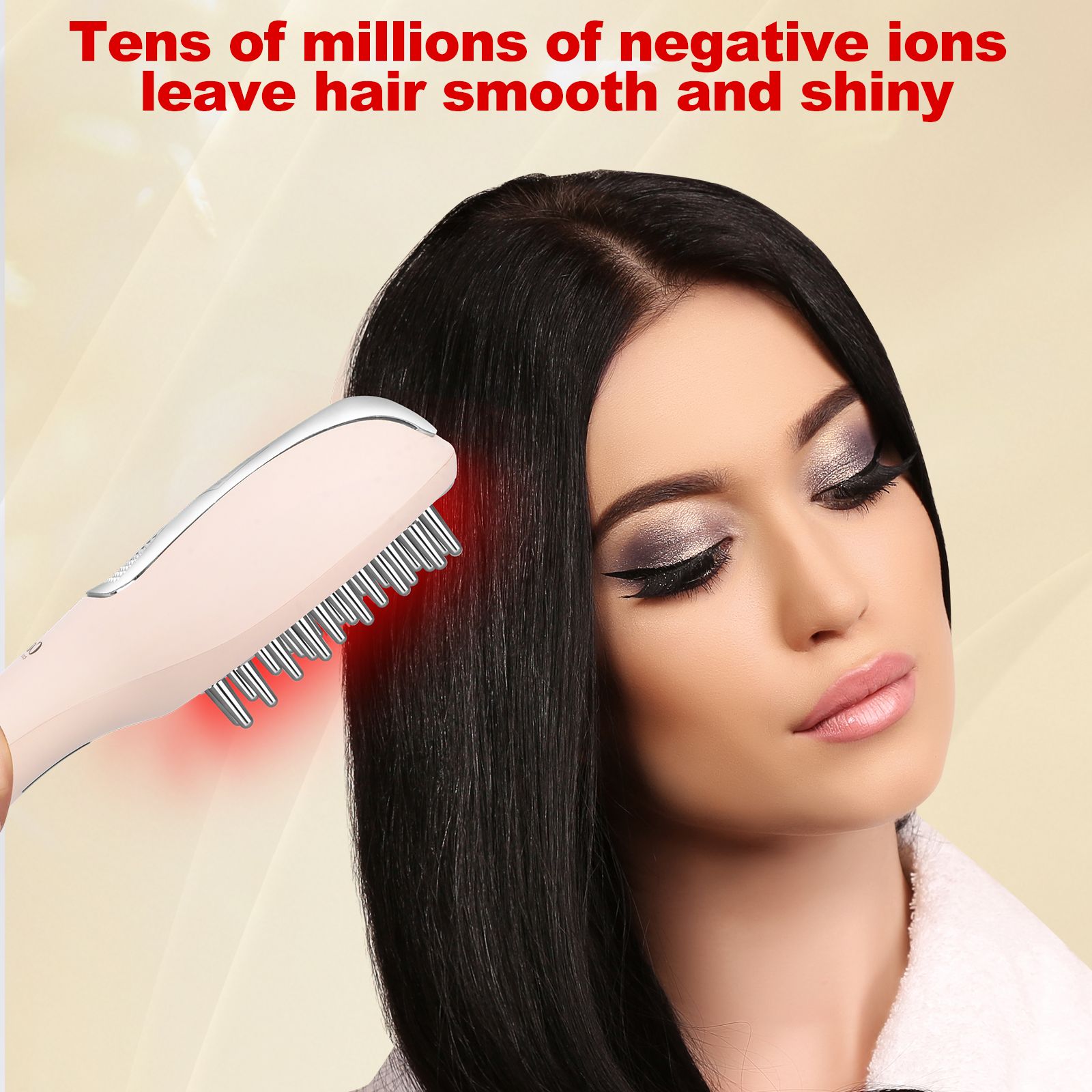 COOL-i 5 in 1 Kopfhaut Massagebürste,LED, Infrarot, EMS, Ionen & Nebel für Kopfhautpflege