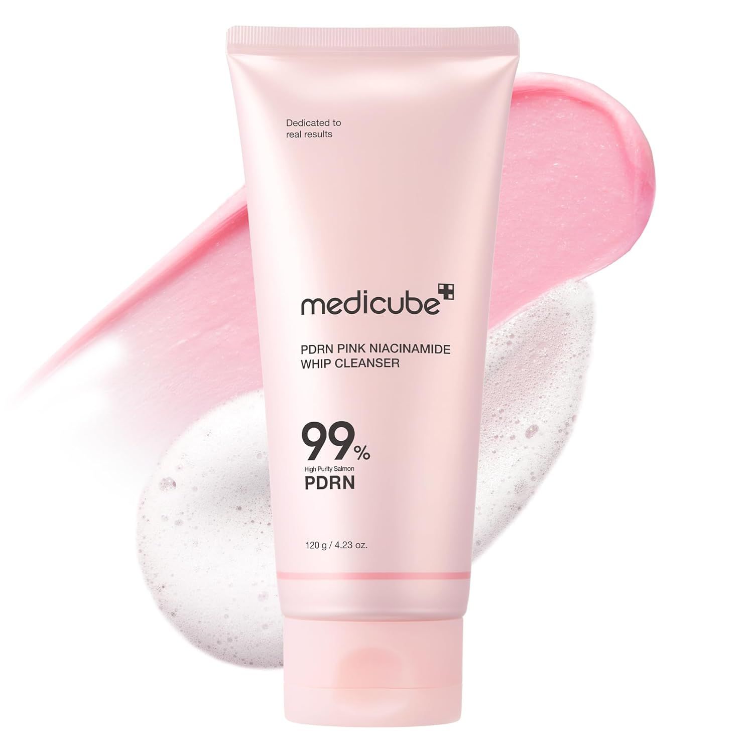 Medicube Pdrn Pink Niacinamide Whip Foam Cleanser 120 g Schaum