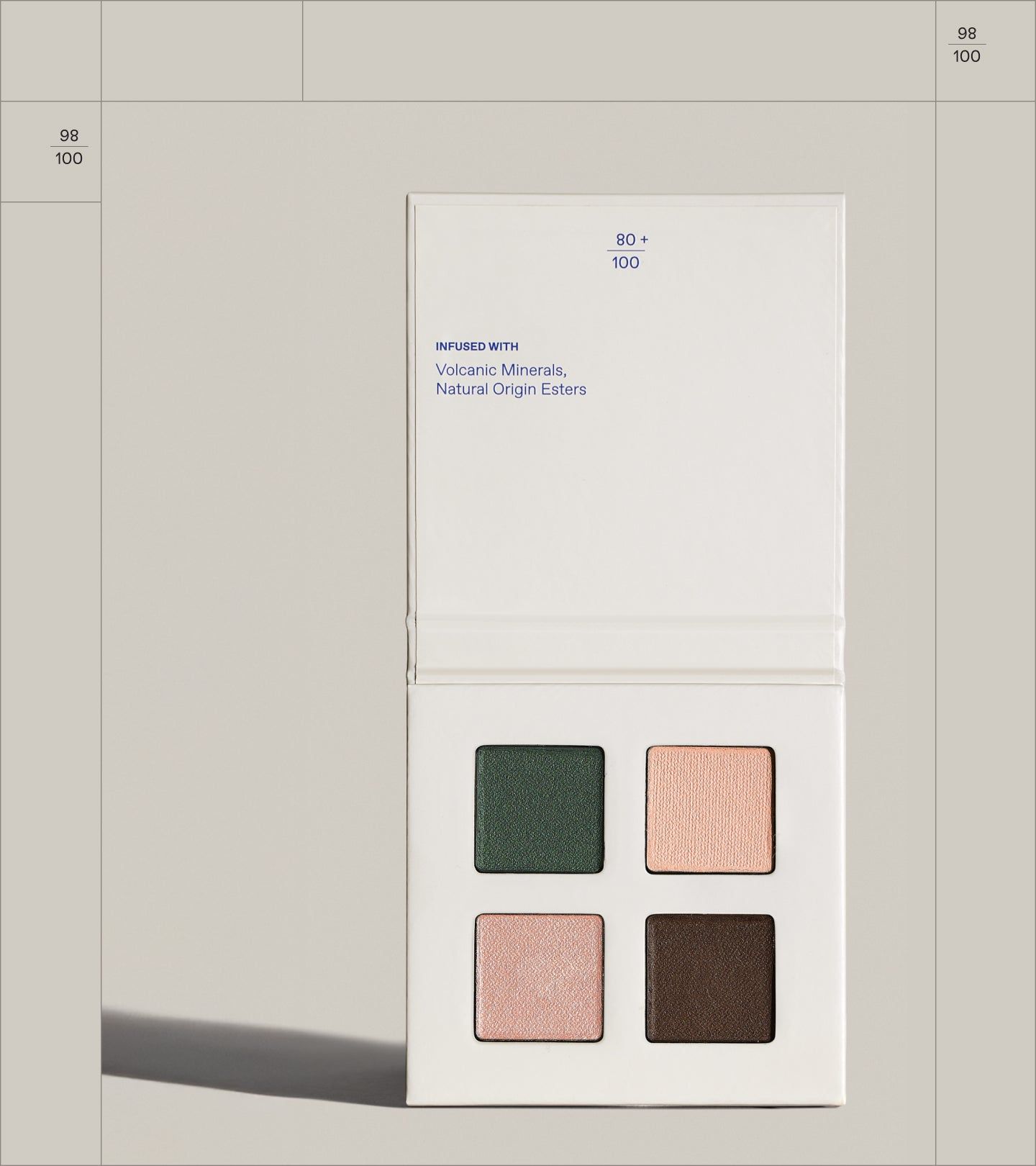 Korres Real Color Eyeshadow Pal 01 Forest nudes 4 g Puder