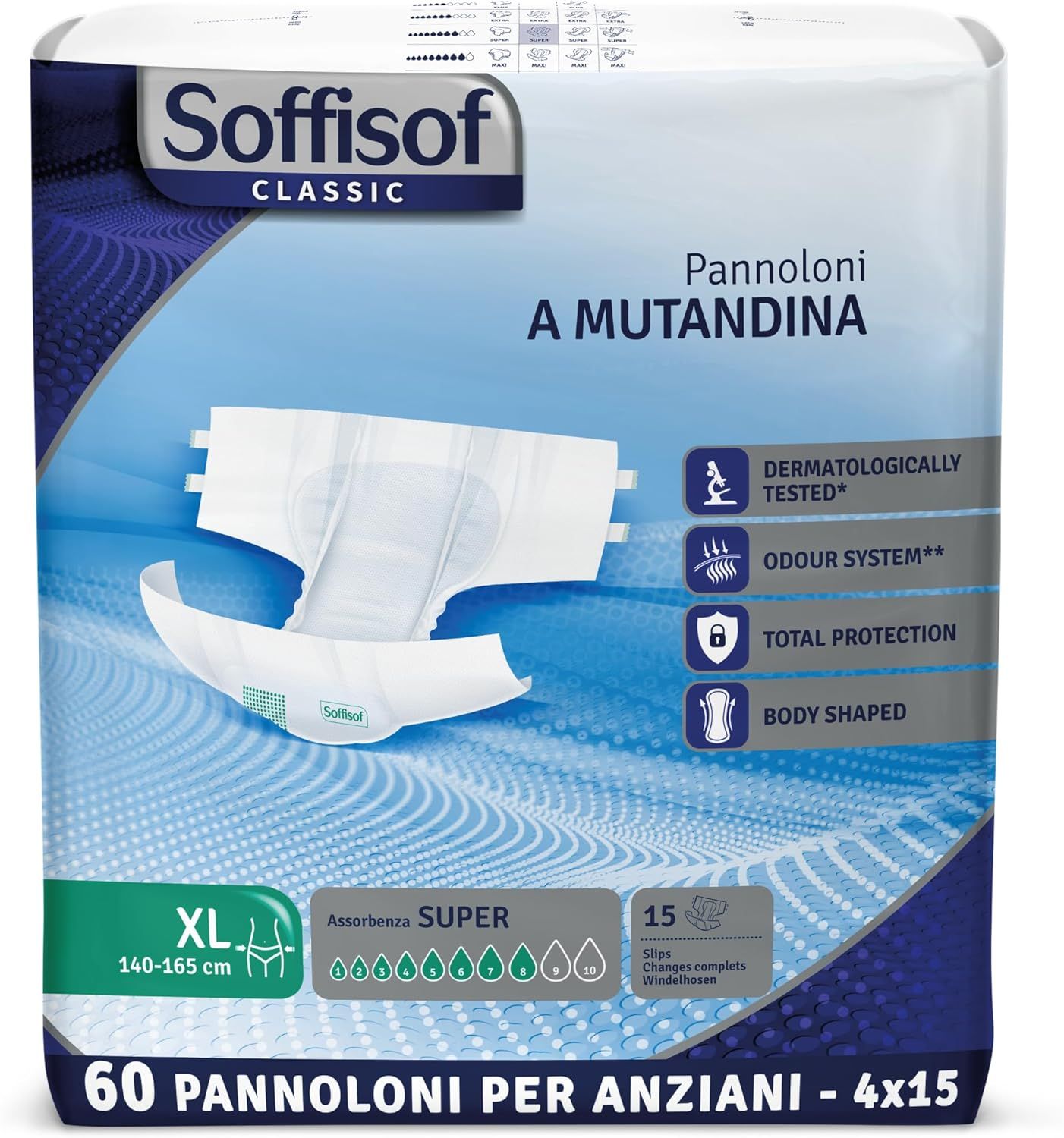 Soffisof Classic Pannoloni con Adesivi Super
