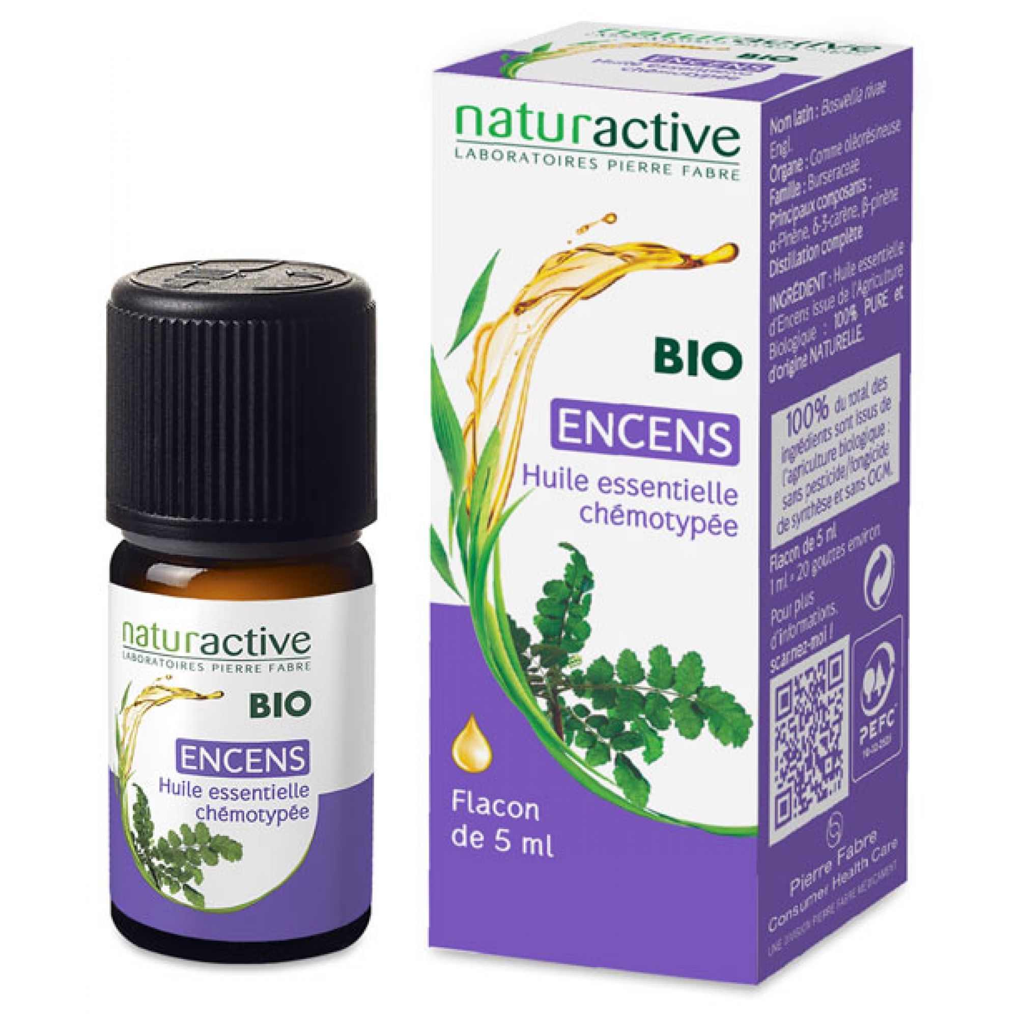 Naturactive Bio Ätherisches Öl Weihrauch 3x8x3 cm