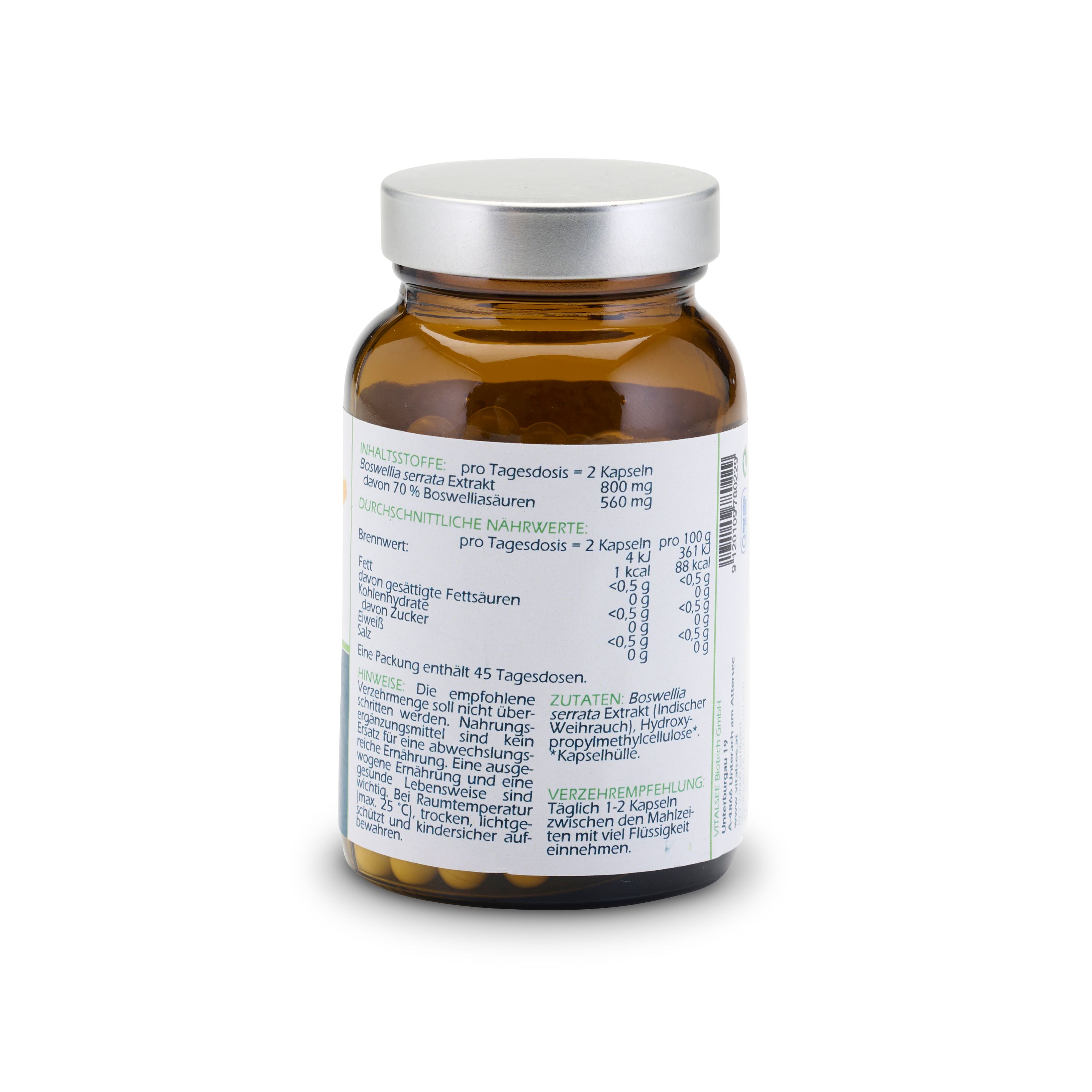 Vitalsee BOSWELLIA serrata 400 Extrakt