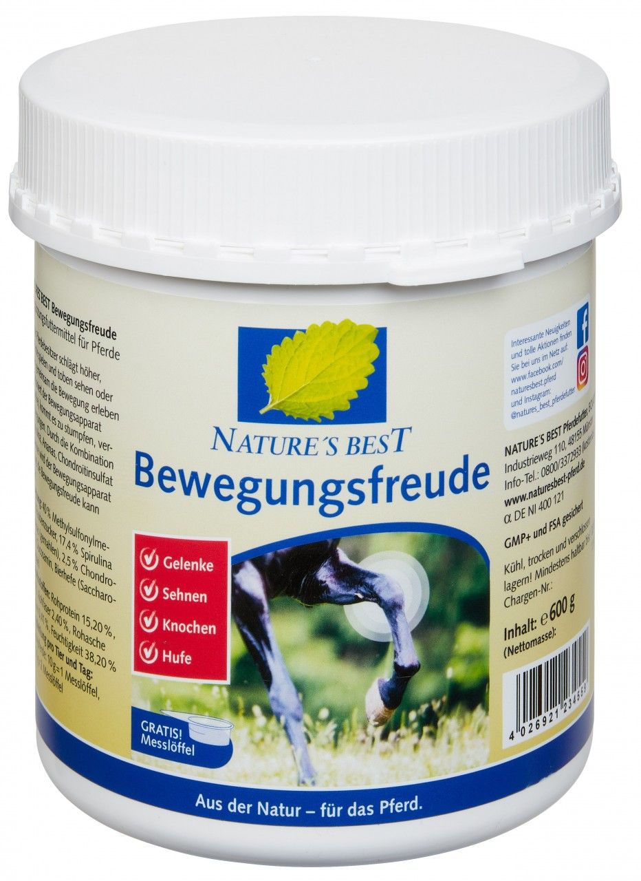 Nature's Best Bewegungsfreude 600 g Pulver