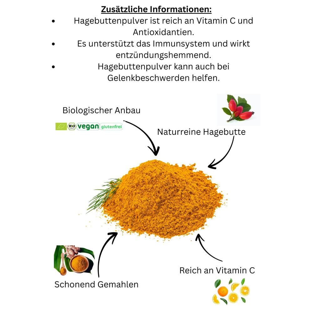 Linecase Bio Hagebutten Pulver