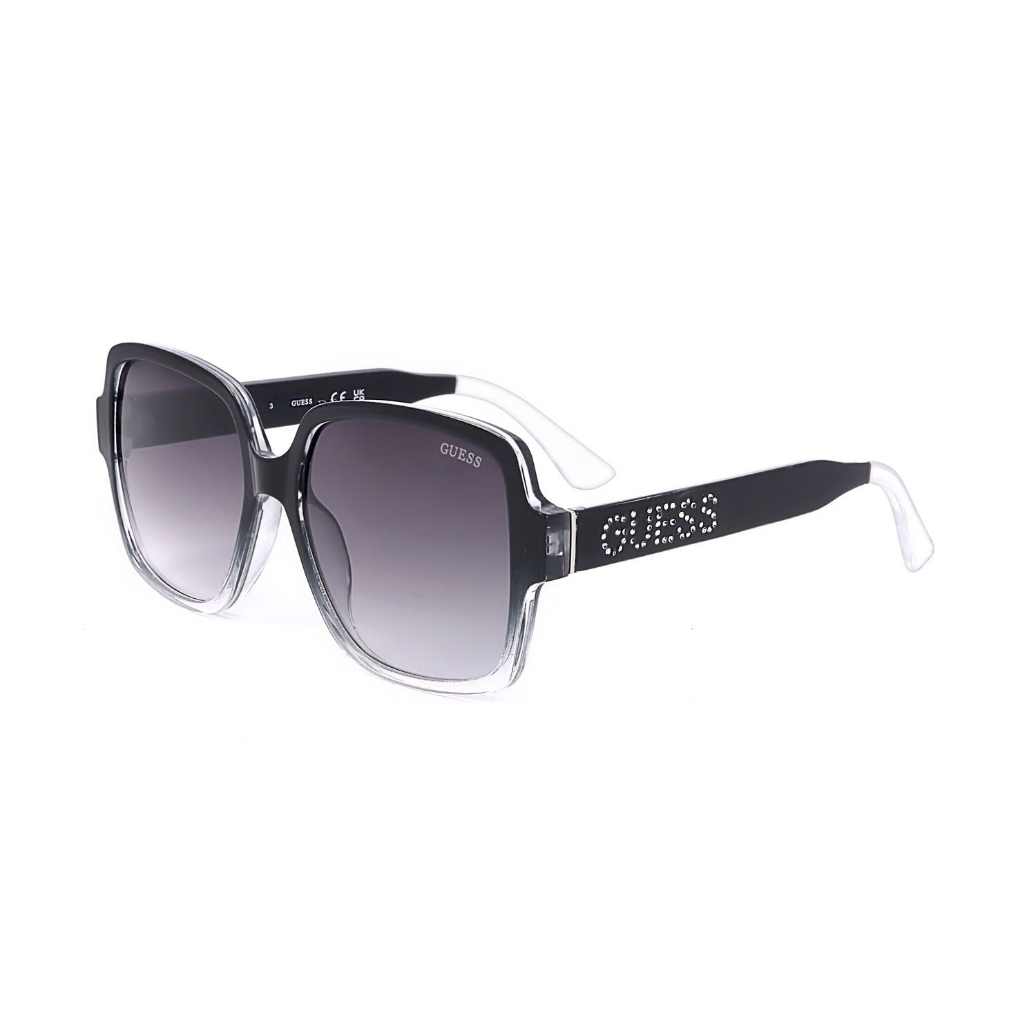 Guess Factory occhiali da sole donna GF6134 black transparent