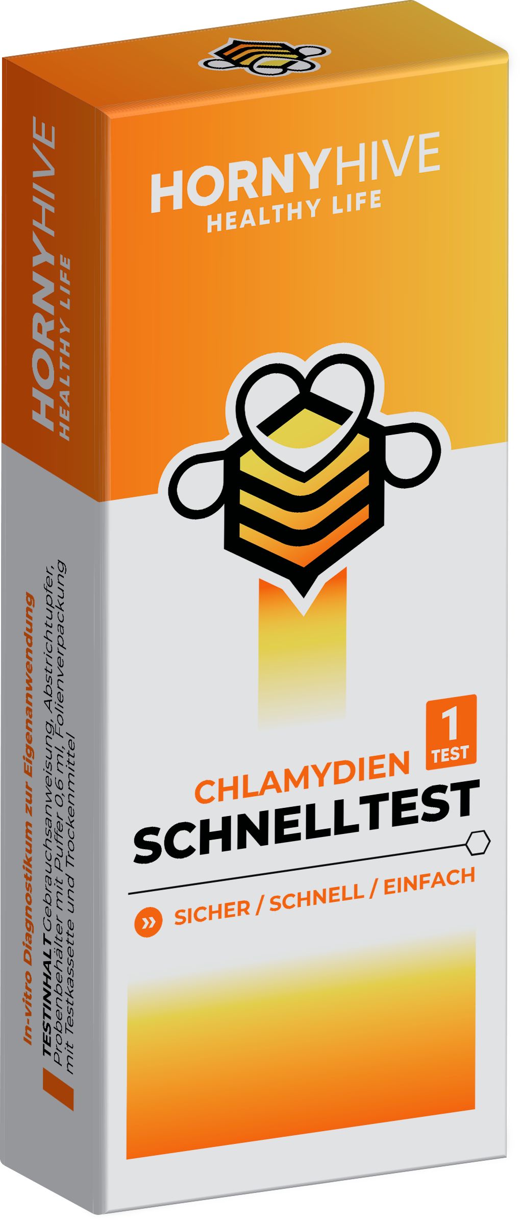 STI Schnelltest Set (Hiv, Chlamydien für Frauen, Syphilis) 3 St