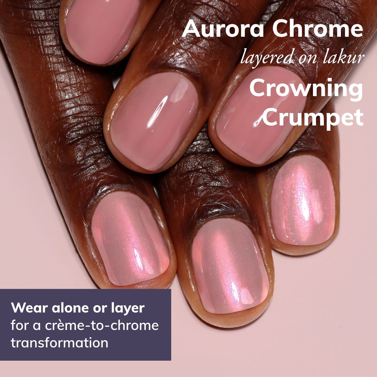 LONDONTOWN lakur Aurora Chrome Topper Nagellack