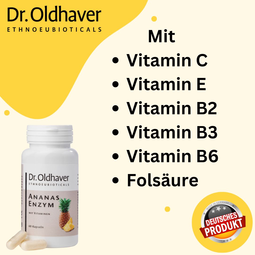 Dr. Oldhaver Ananas Enzym mit Vitaminen