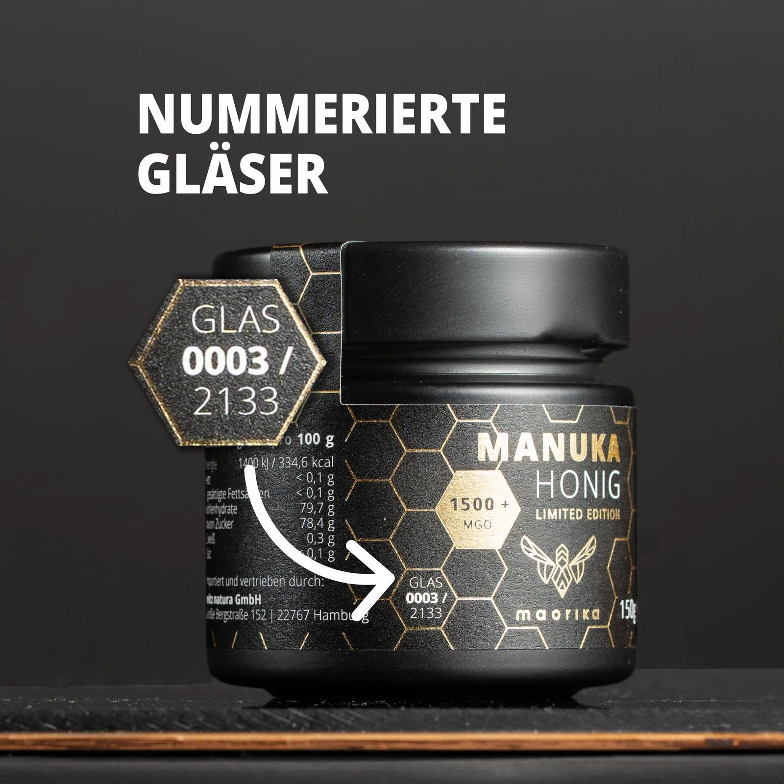 maorika Manuka Honig MGO 1500+