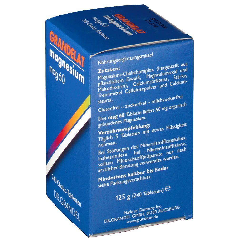 Grandelat Mag 60 Magnesium Tabletten