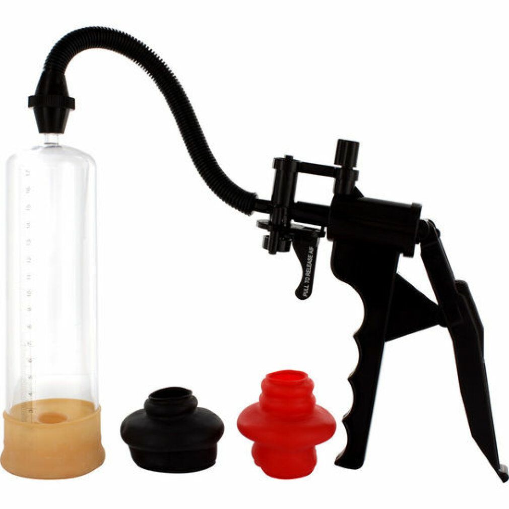 Seven Creations - The Perfect Pump - Penispumpe mit 3 farbigen Manschetten
