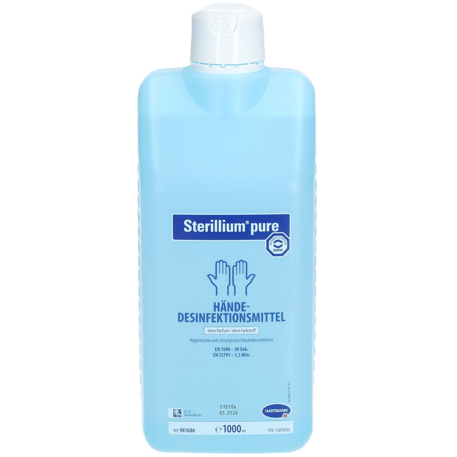 Hartmann Sterillium Pure 1000 ml Lösung