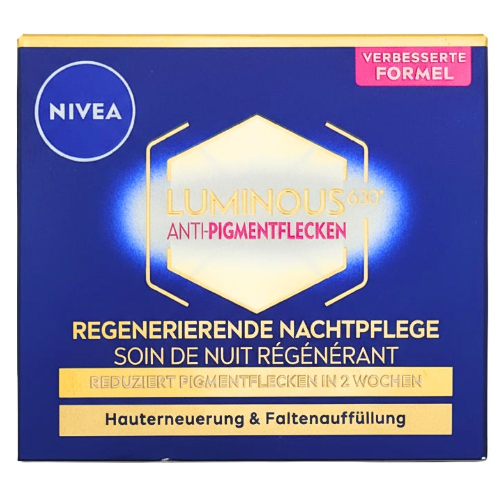 NIVEA Luminous630 Nachtpflege Anti Pigmentflecken Gesichtscreme