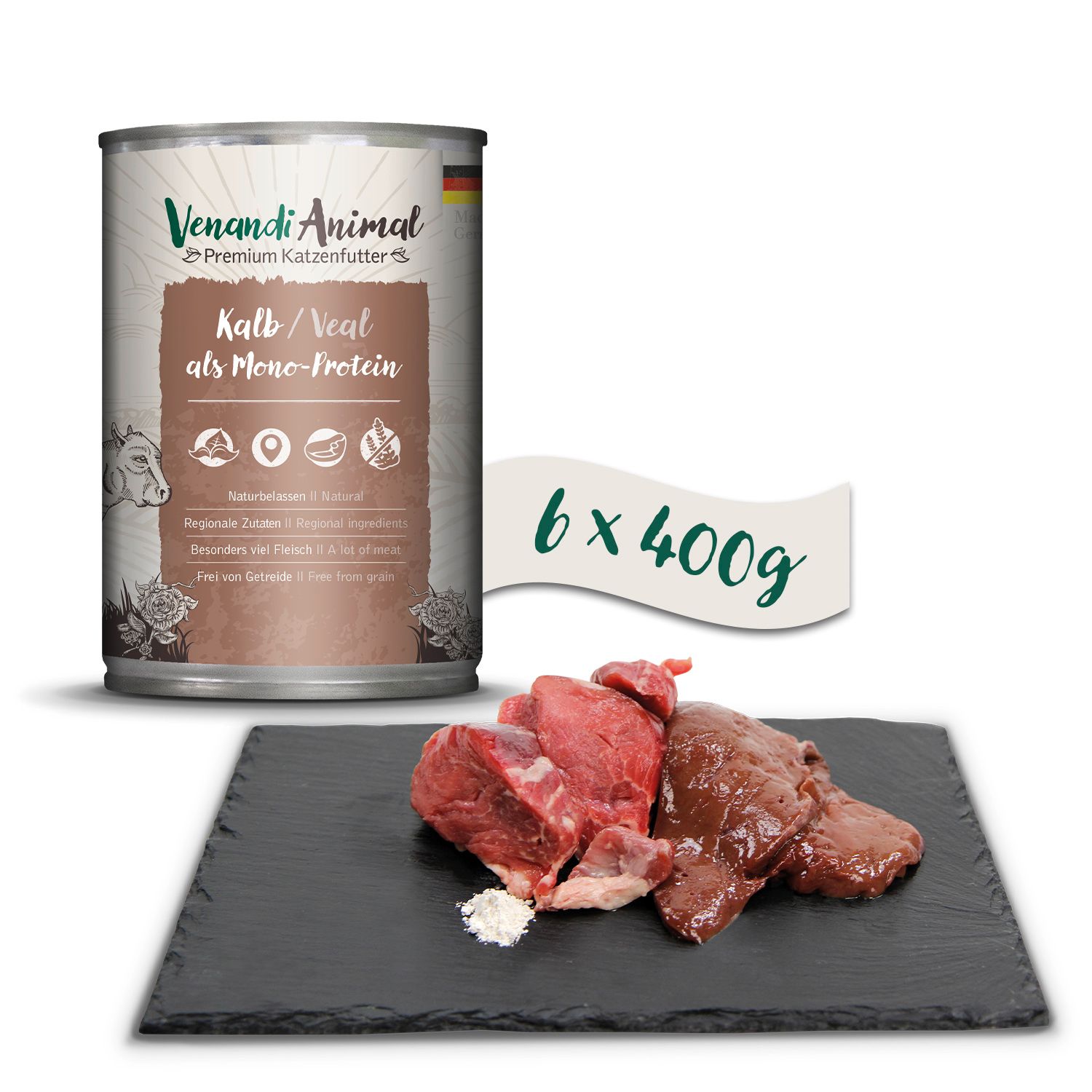 Venandi Animal - Kalb als Monoprotein