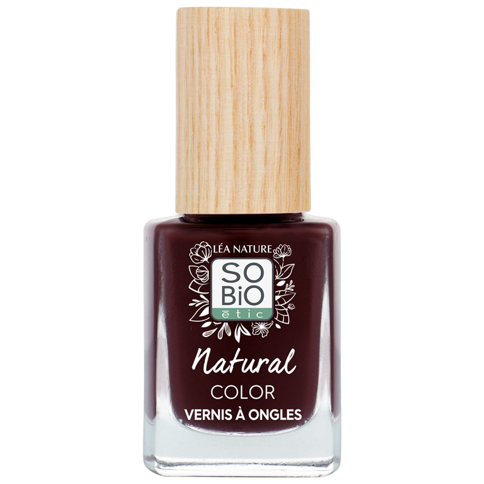 Léa Nature SO BIO étic Natural Color Nagellack (Farbe : Rot Samt) 7x2,5x2,6 cm