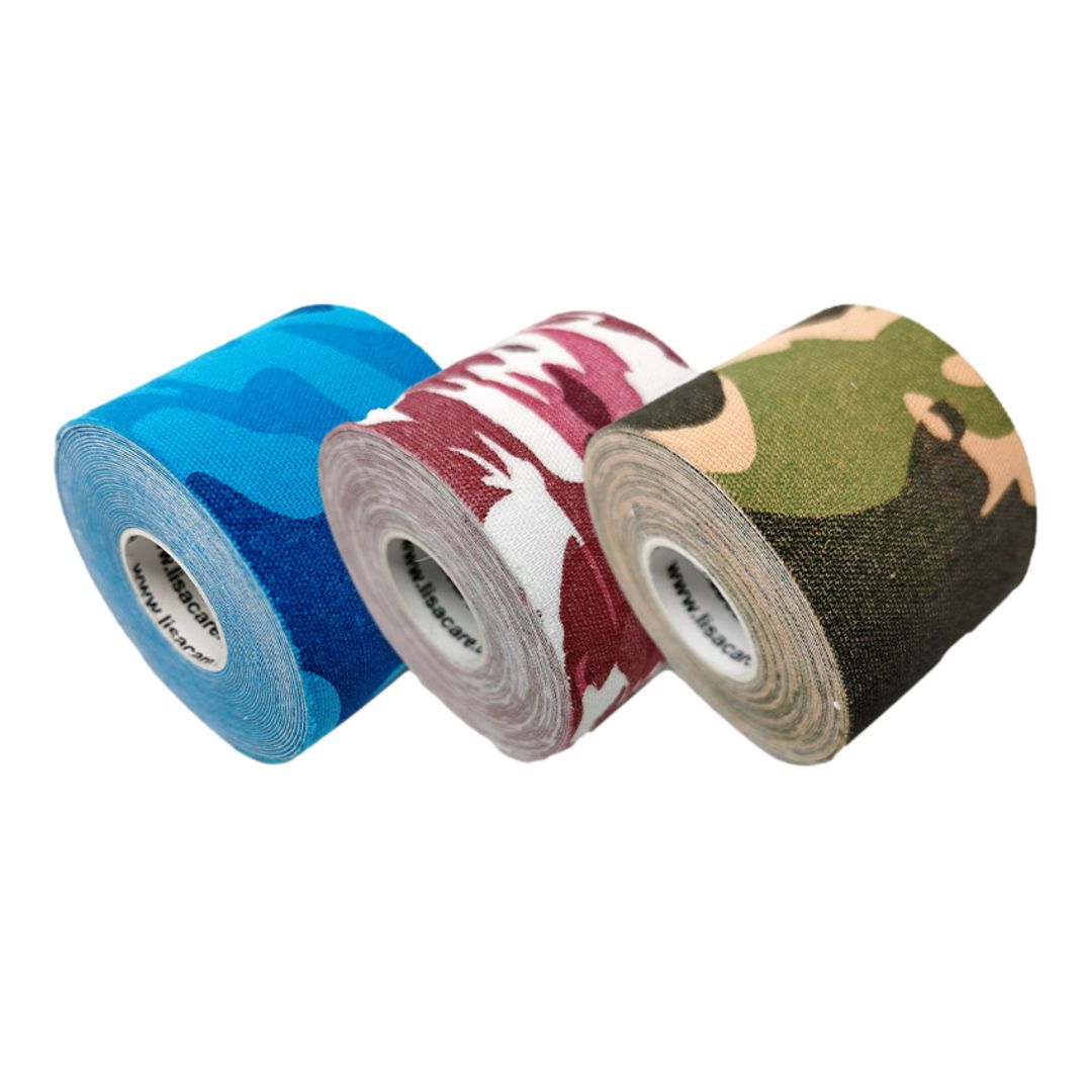 LisaCare Kinesiologie Tape - Camouflage Set - 5cm x 5m