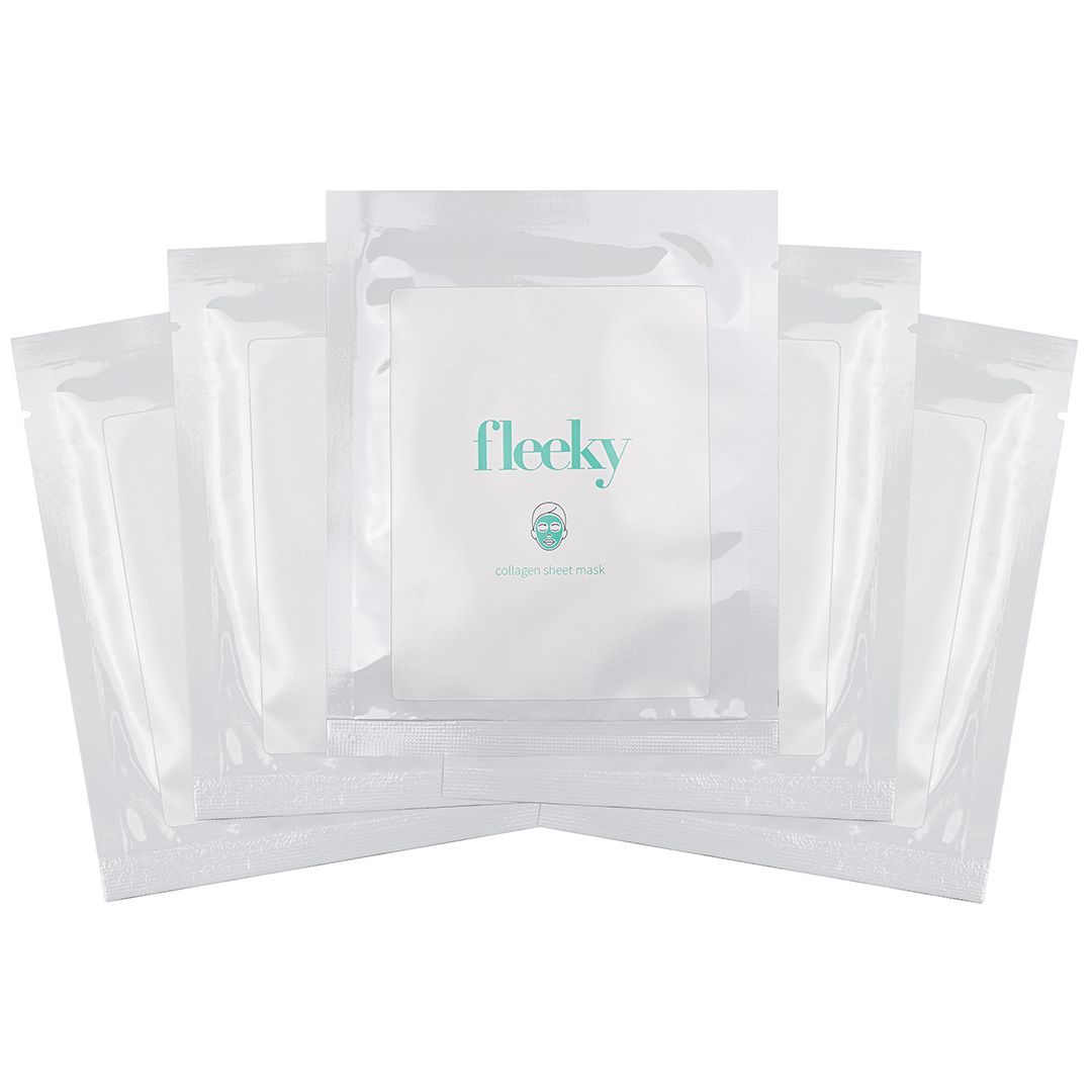 fleeky Collagen Sheet Mask mit 540 Needle Dermaroller