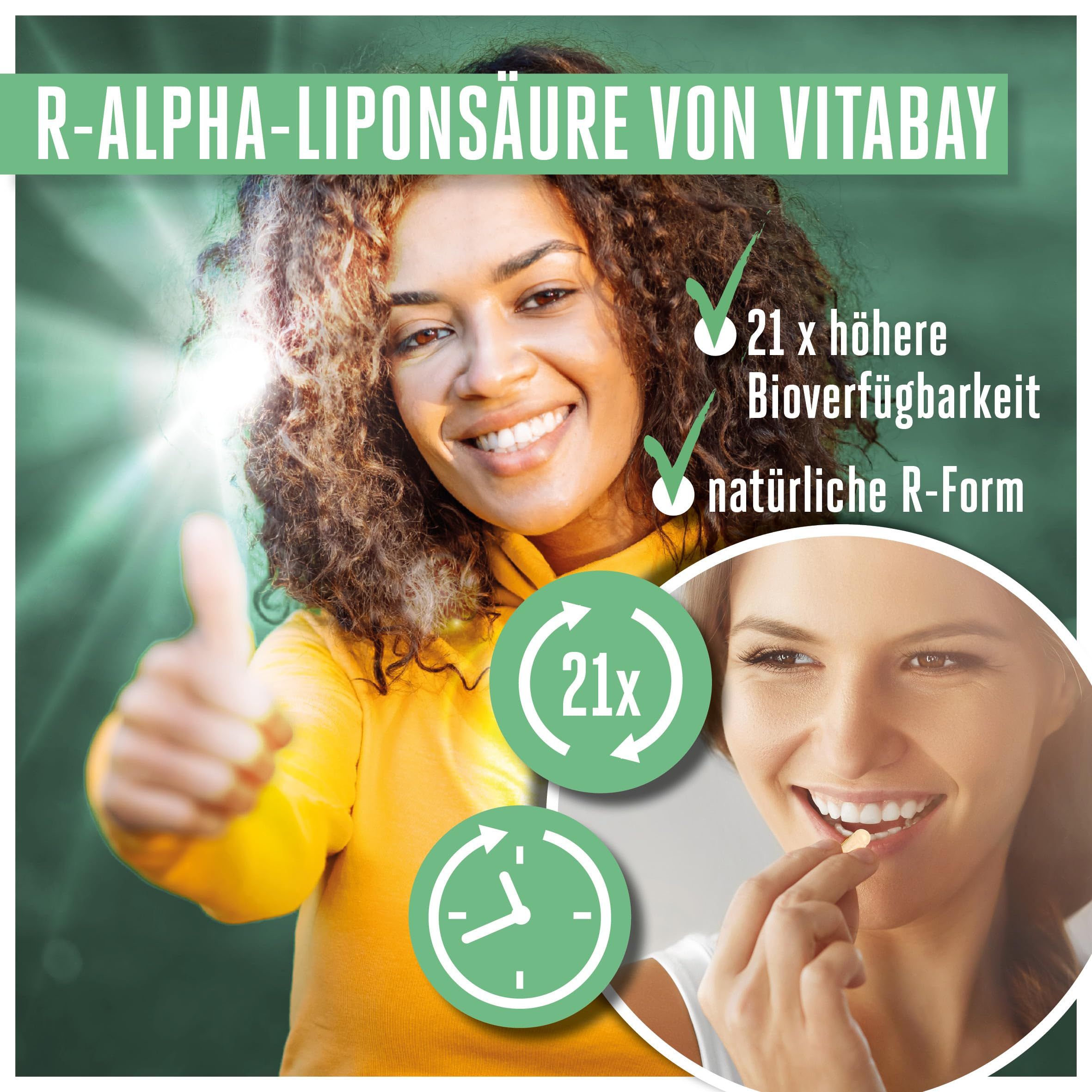 Vitabay R-Alpha-Liponsäure 300 mg 360 St Set