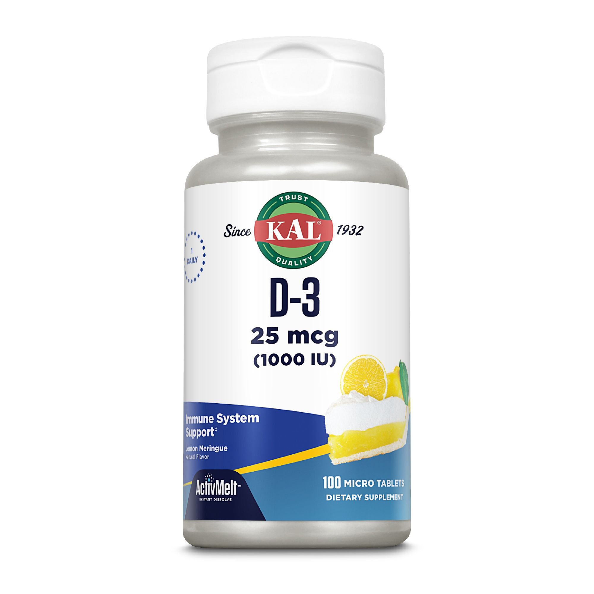 Vitamin D3 1000 I.e. ActivMelt KAL Sublingualtabl. 100 St Sublingualtabletten