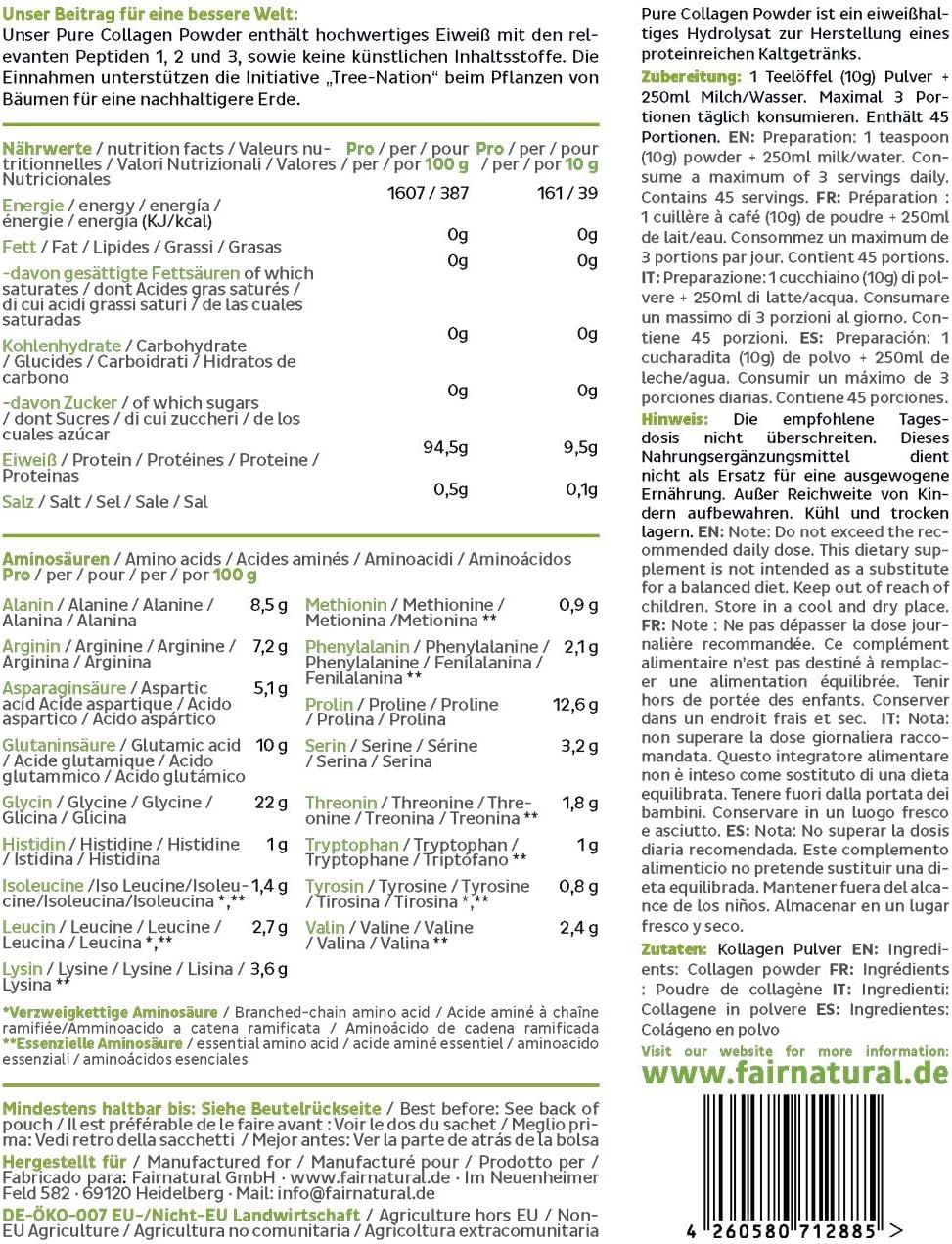 FAIRNATURAL Collagen Hydrolysat Pulver