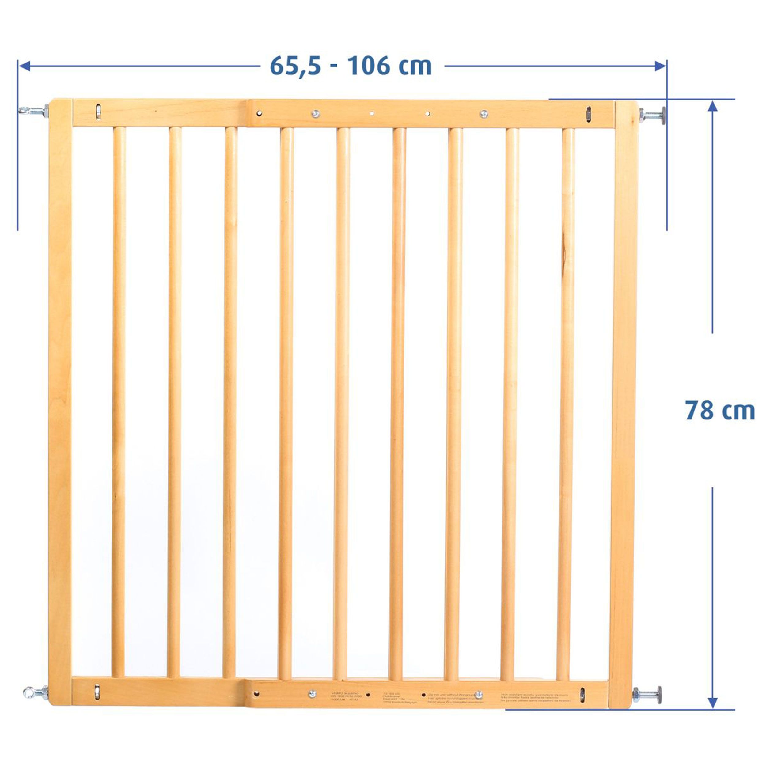 reer Basic Schraubgitter, Holz, 65.5 - 106 cm