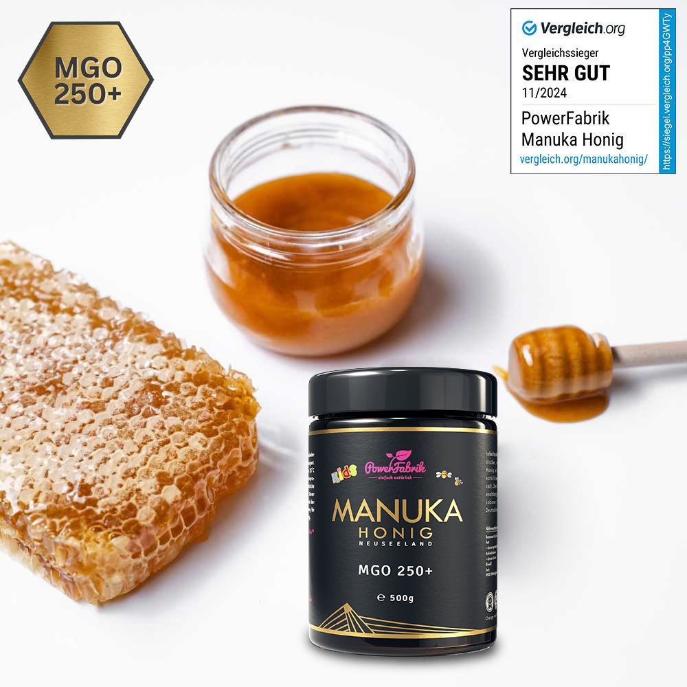 PowerFabrik Manuka Honig für Kinder, MGO 250+