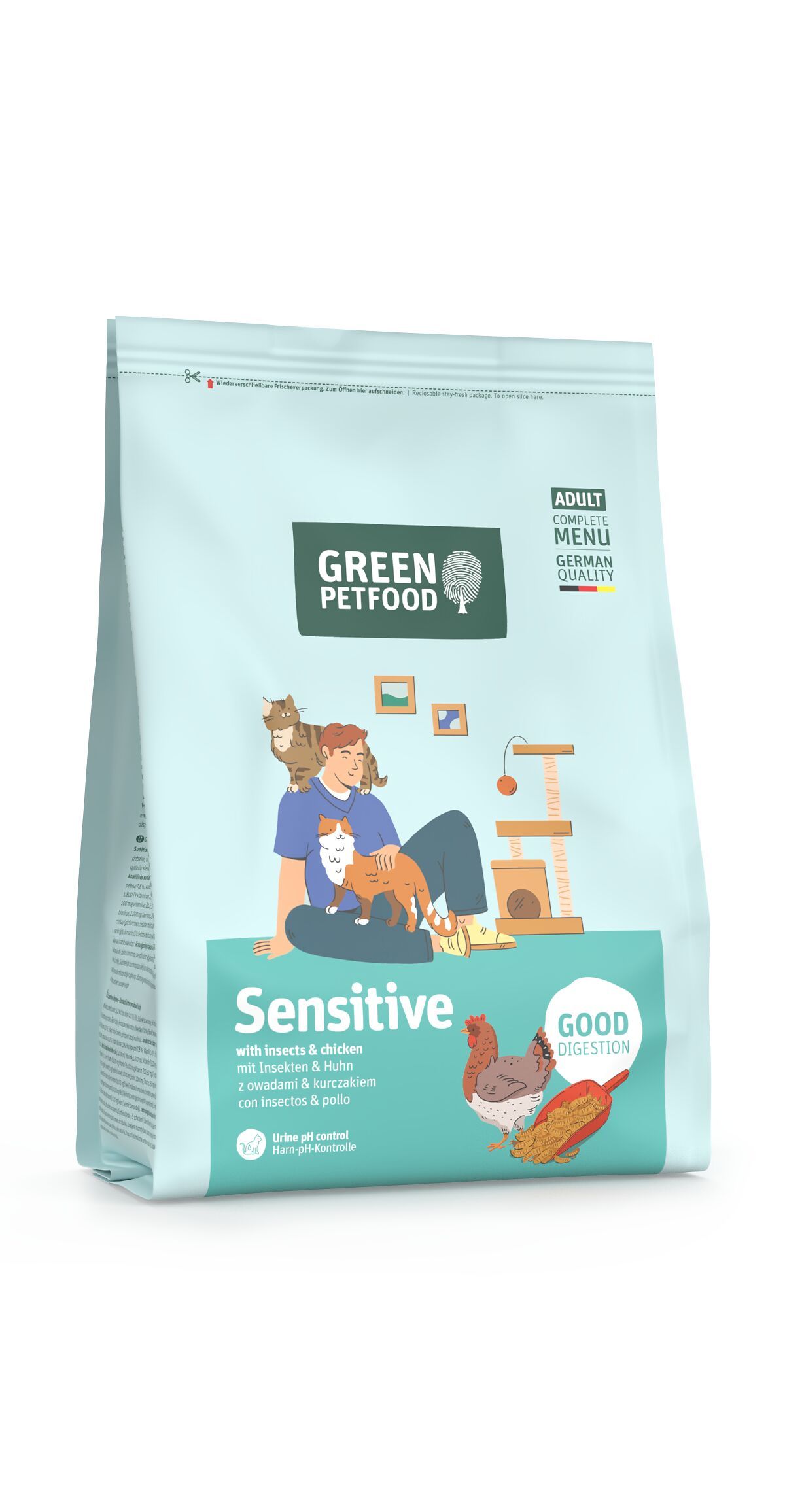 GPF Cat Sensitive with Insects 5x300g