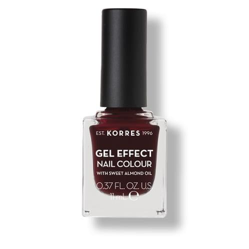 KORRES Sweet Almond Nail Colour (Burgundy Red)