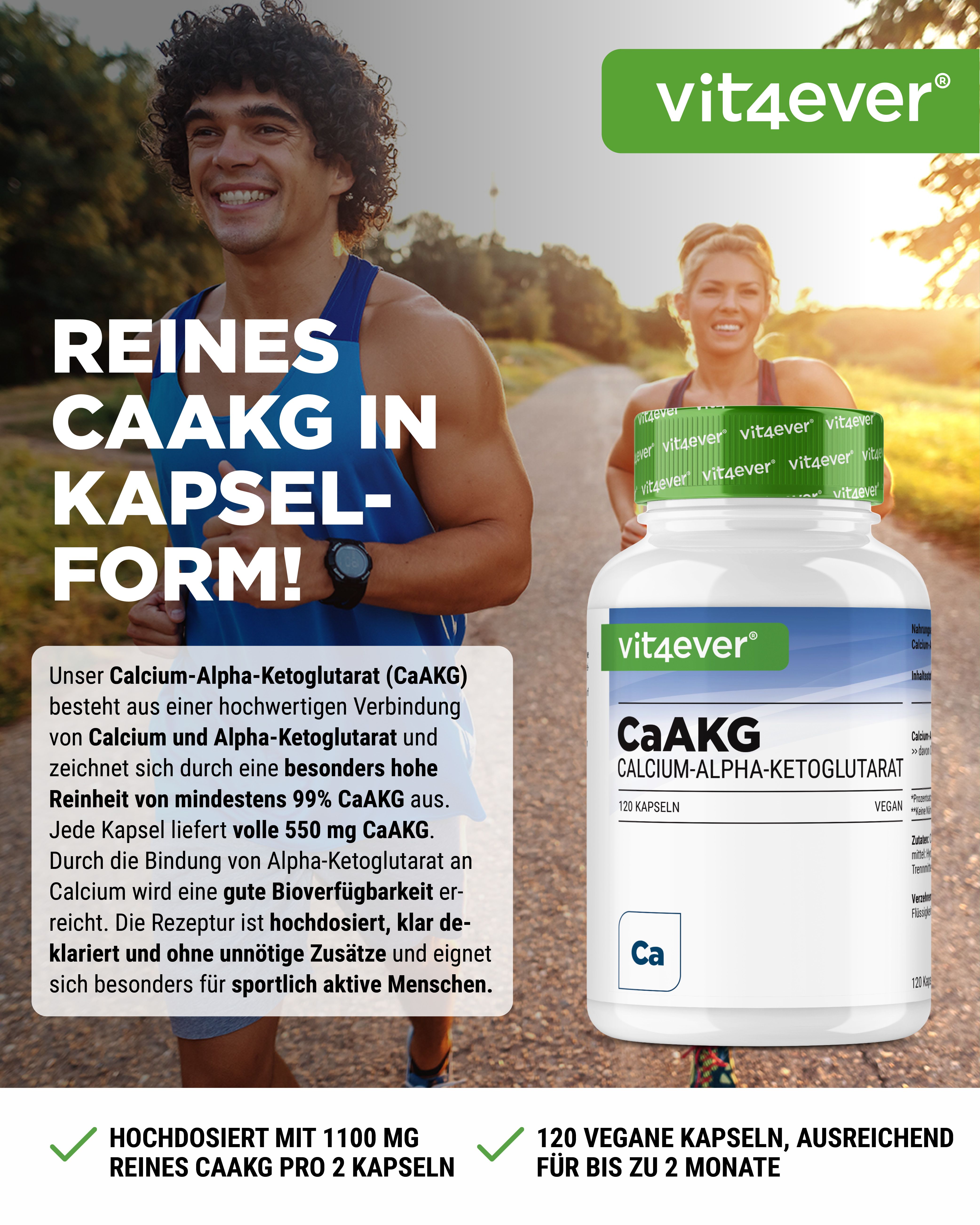 vit4ever CaAKG - Calcium-Alphaketoglutarat Kapseln