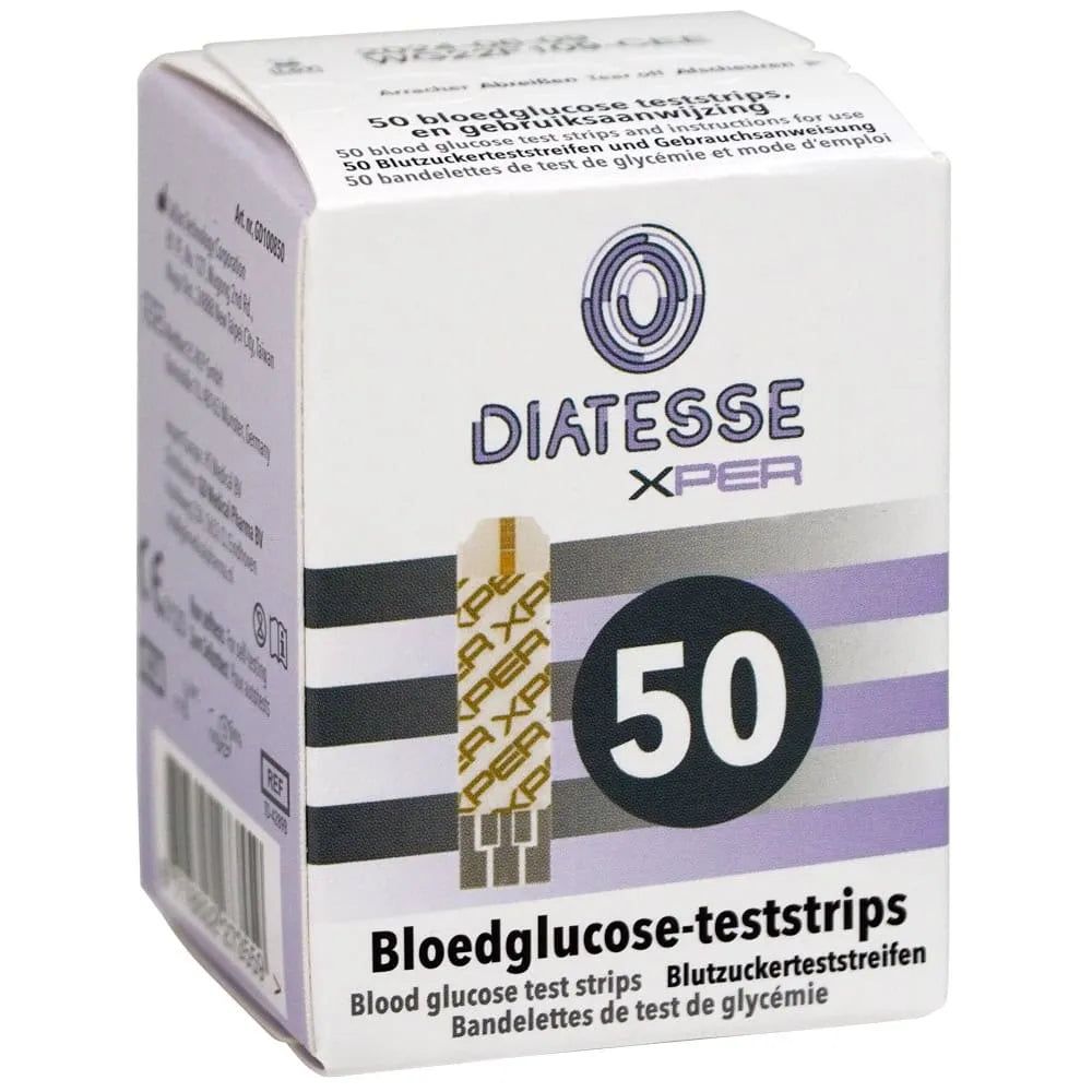 Strisce reattive per glicemia Diatesse XPER (50 pezzi)