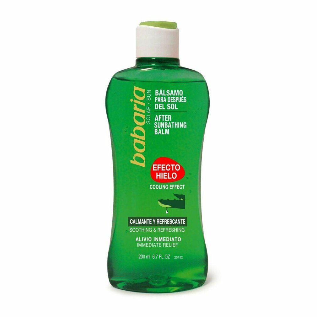 solar aloe vera after sun gel efecto hielo
