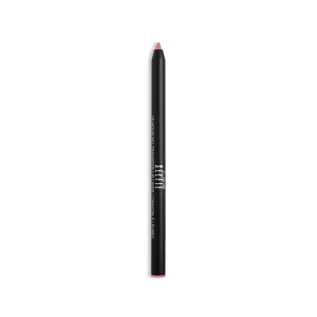 Schwarzer Lipliner mit rosafarbenem Stift. Aufschrift "SELFIE".