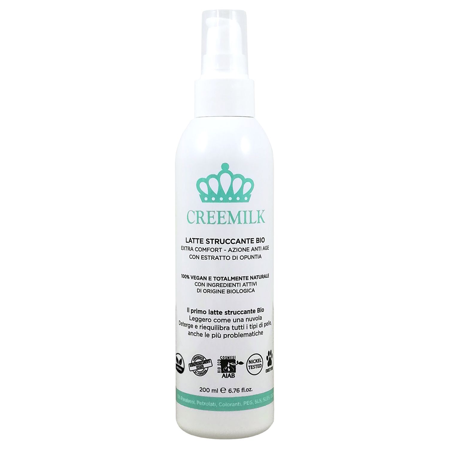 Namur Cosmetics Latte Detergente Struccante Naturale e Bio - Creemilk®