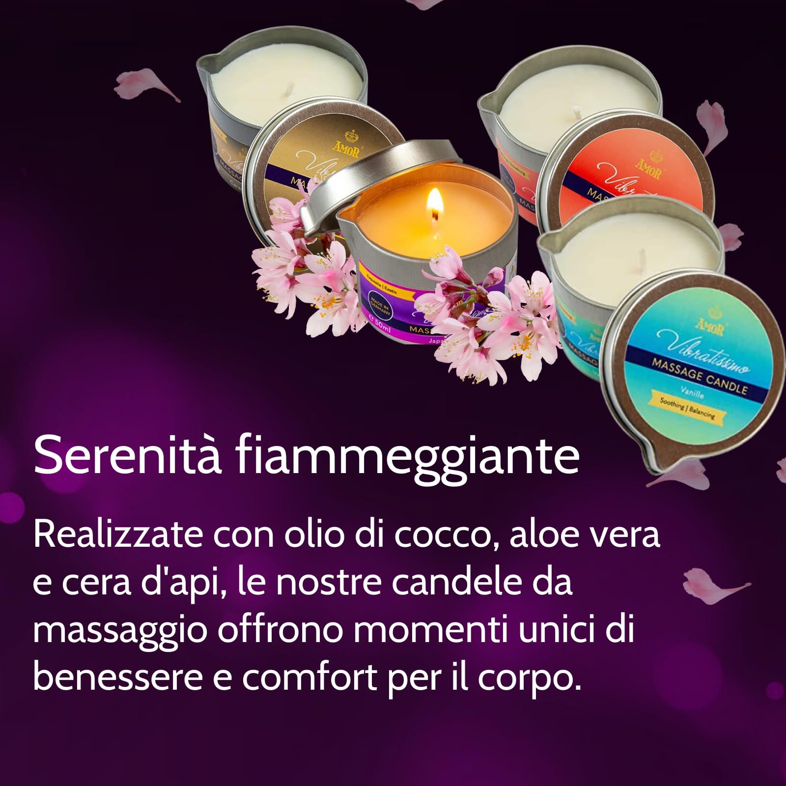 Vibratissimo Massagekerze Caramel Cream