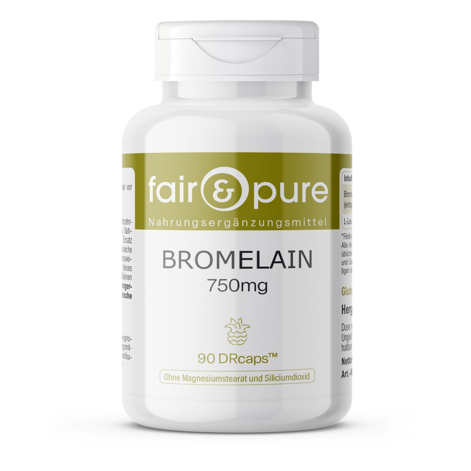 Bromelain 750 mg Kapseln 90 St