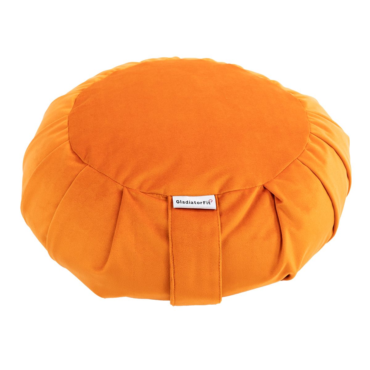 GladiatorFit Zafu Zen Meditationskissen aus Baumwolle Ø 35cm | Orange