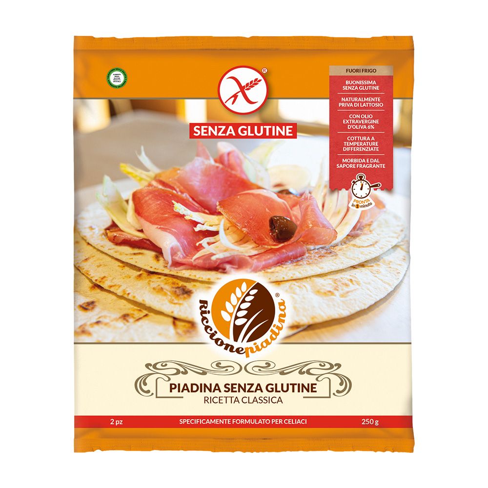 Piadina Senza Glutine Fuori Frigo Classica (2x125g)  - Riccione Piadina