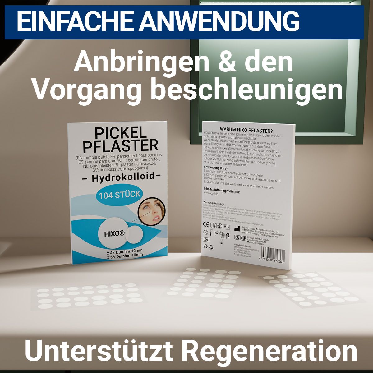 HIXO Pickelpflaster Anti-Pickel Patch