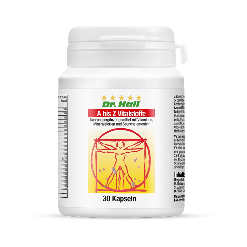 Dr. Hall A bis Z Vitalstoffe