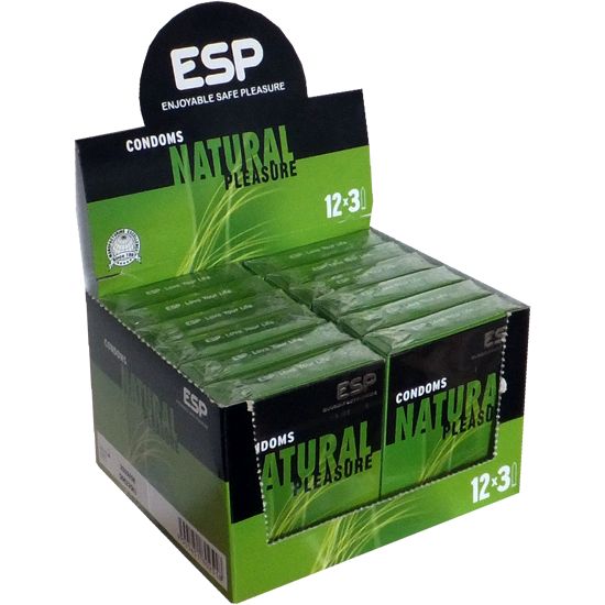 ESP Vorratsbox *Natural* natürliche Kondome ohne tierische Inhaltstoffe