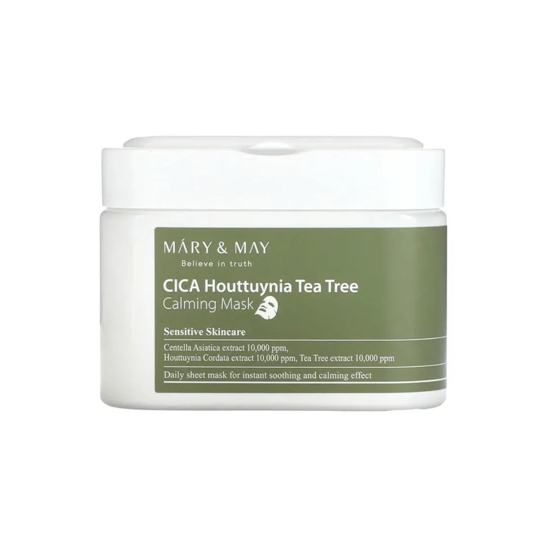 MARY & MAY  Cica Houttuynia Tea Tree Calming Mask