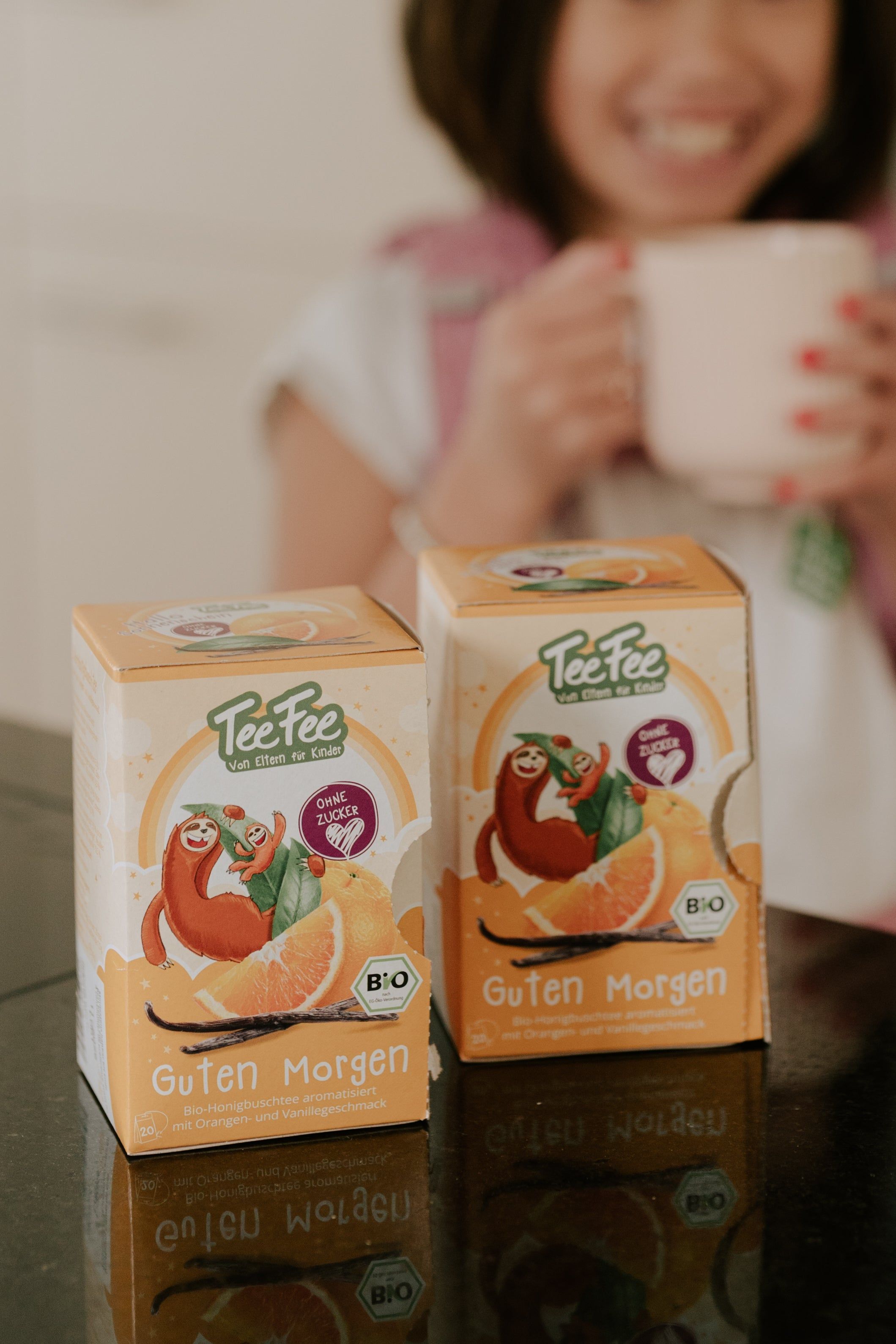 TeeFee - Guten Morgen Bio Kräutertee Honeybusch Orange Kindertee