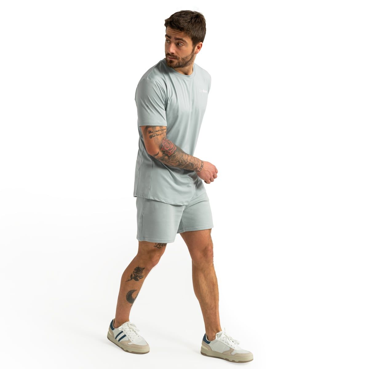 GymBeam T-Shirt Herren regular Kurzarm Limitless Eucalypt