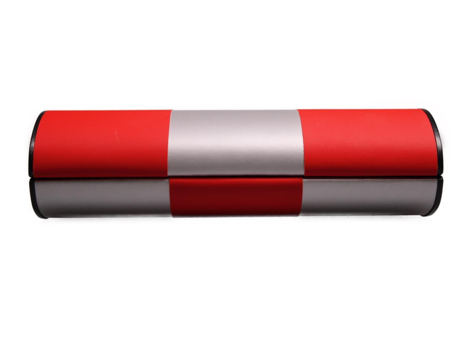 Brillenetui Logic Gross Silber & Rot