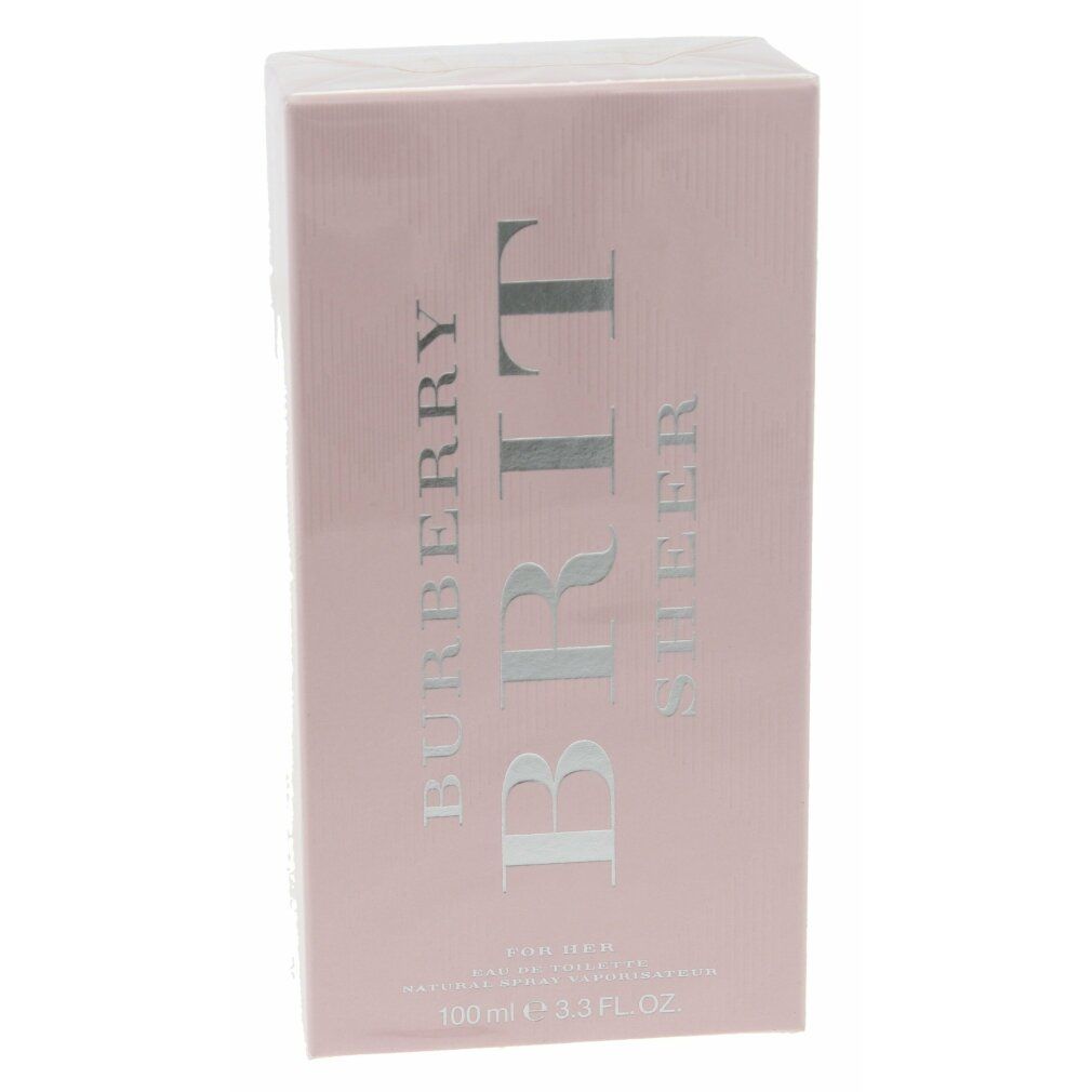 Burberry Brit Sheer Eau De Toilette Spray 100 ml