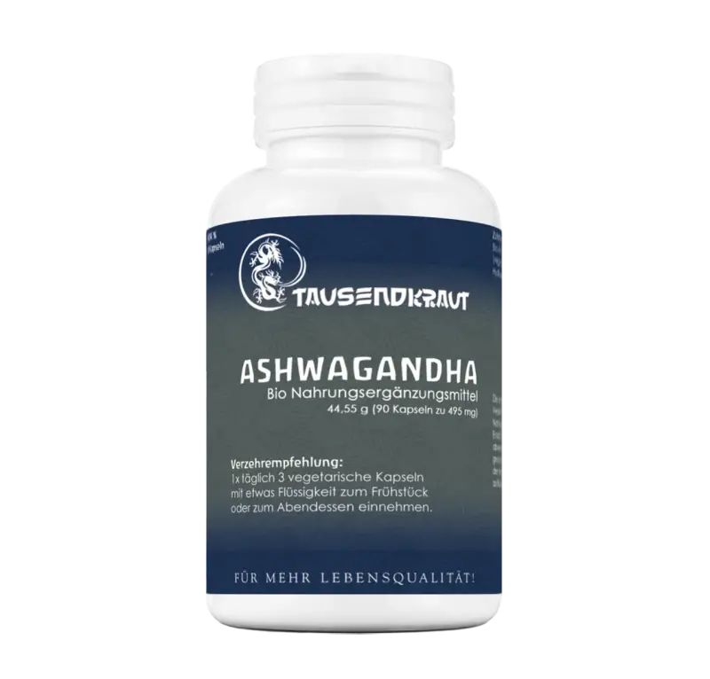 Tausendkraut Ashwaghanda BIO Kapseln 0,045 kg