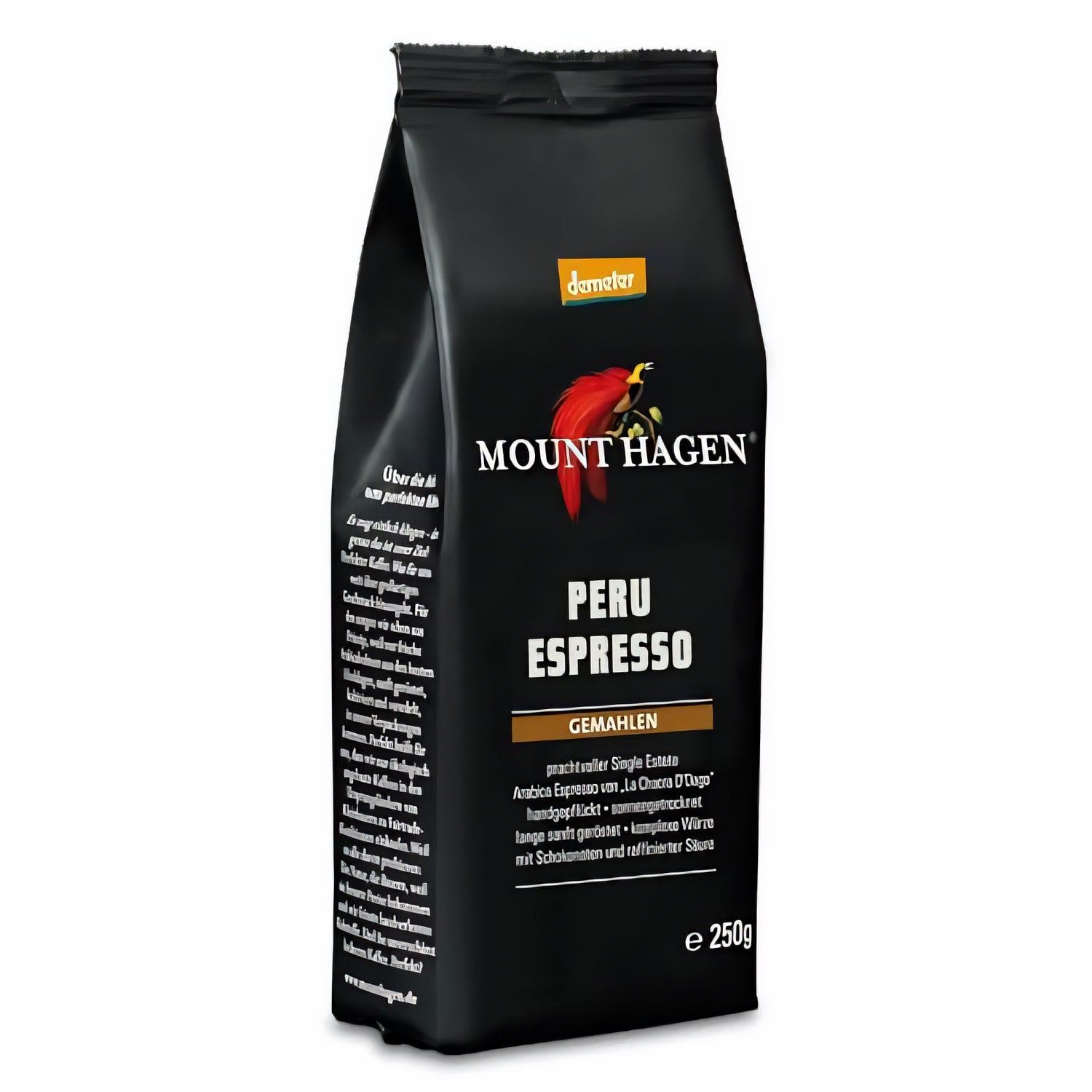 Mount Hagen Peru Espresso gemahlen, Single Origin, Demeter 250 g