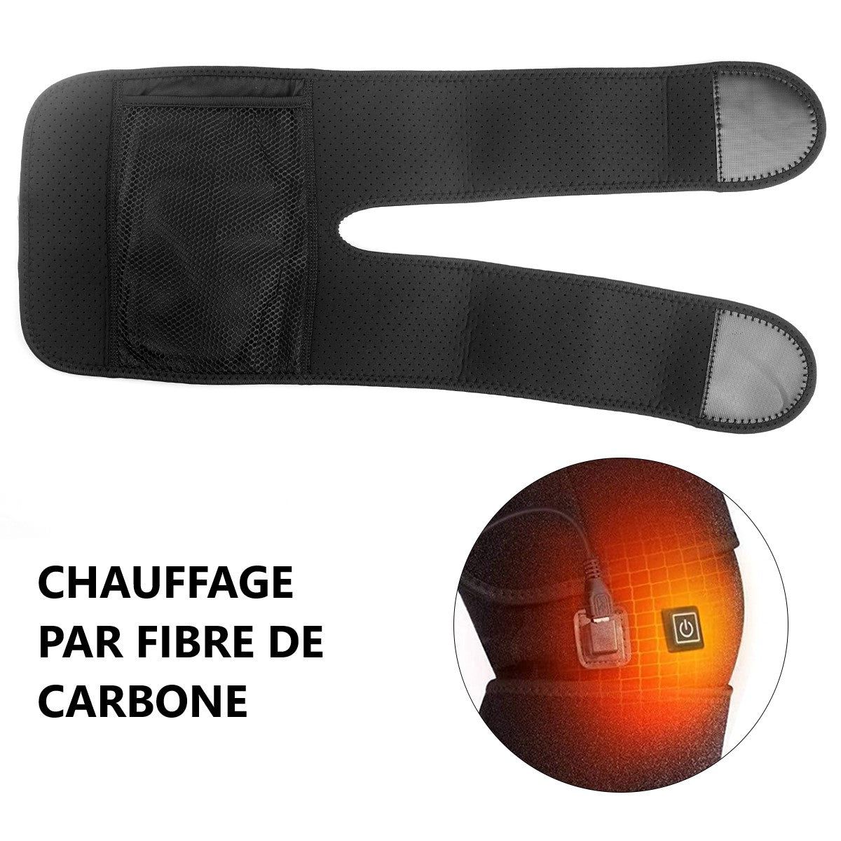 Onamaste Thermo-Kniebandage mit Wärmefunktion