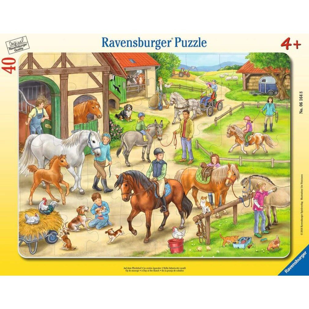 ravensburger Tag auf der Ranch-Puzzle 40 Teile